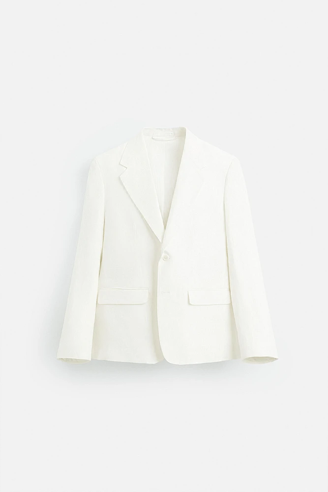 BLAZER DE COSTUME 100 % LIN