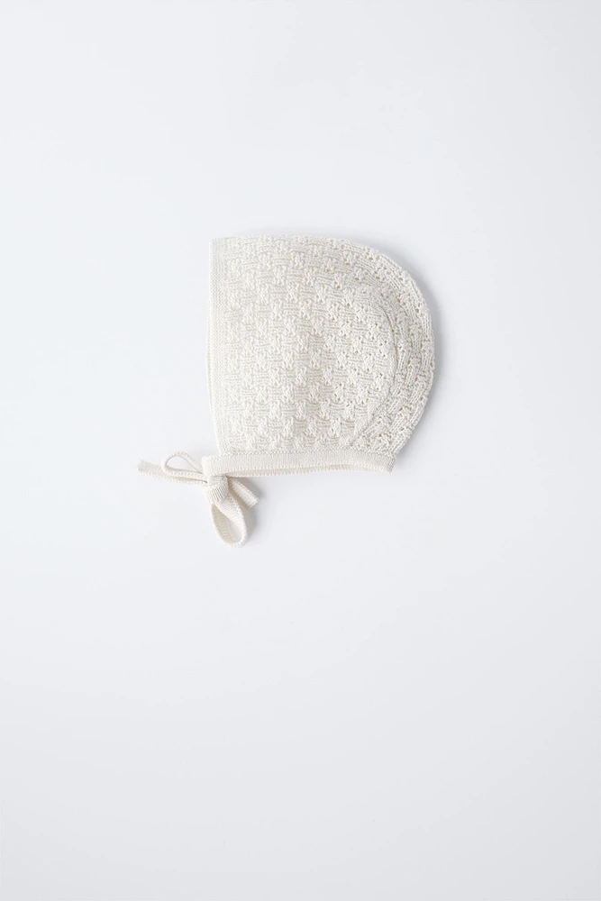 BONNET EN COTON SOIE