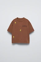 SNOOPY PEANUTS™ EMBROIDERED T-SHIRT