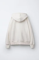 HOODED SWEATSHIRT WITH ZIP