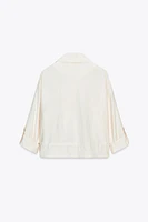 CHEMISE SAFARI COURTE MANCHE RETROUSSÉE