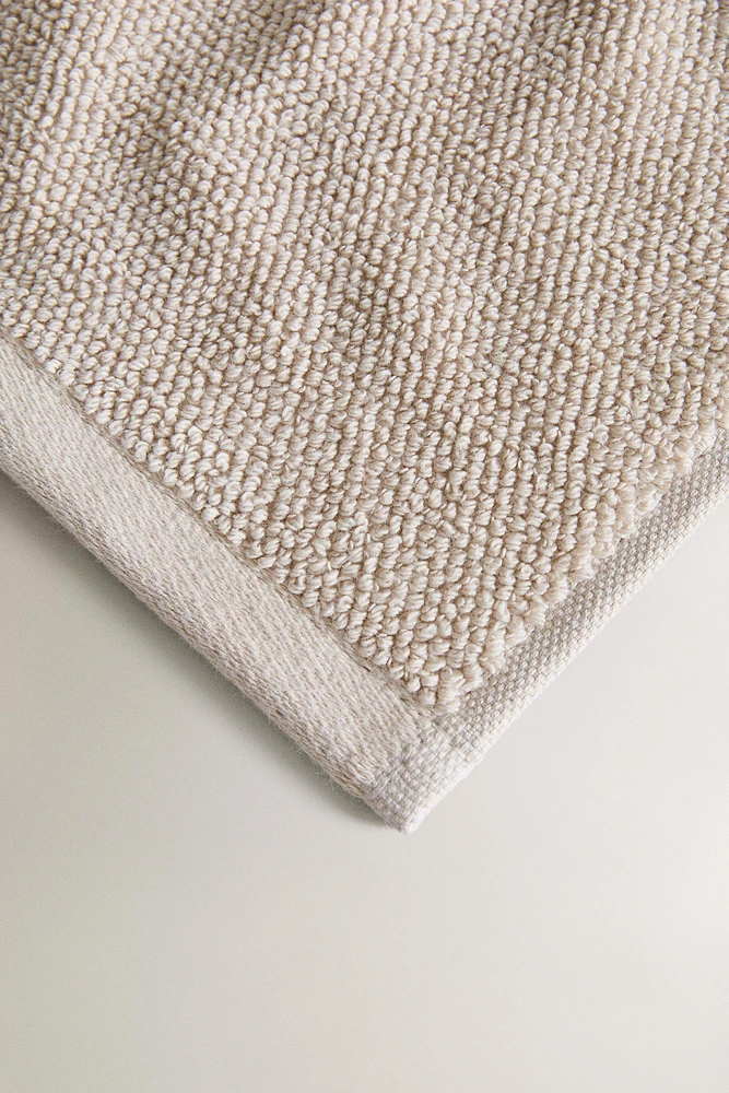 SET OF RICE STITCH COTTON HAND TOWELS (SET 3)