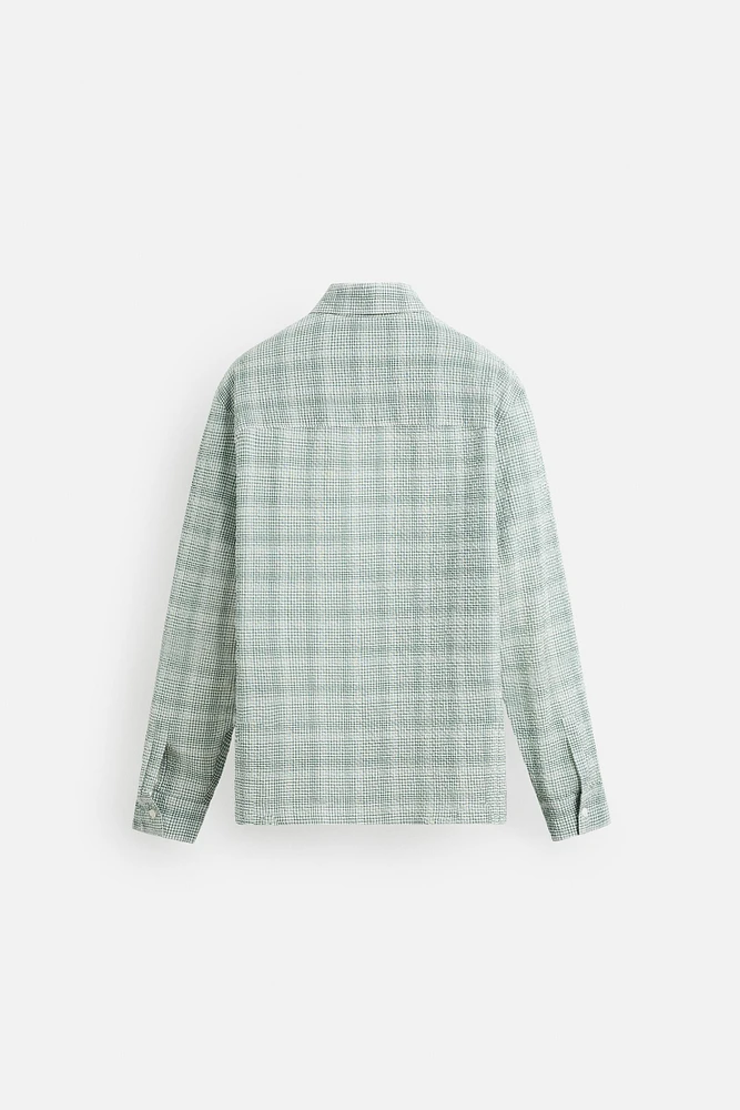 TEXTURED JACQUARD SHIRT