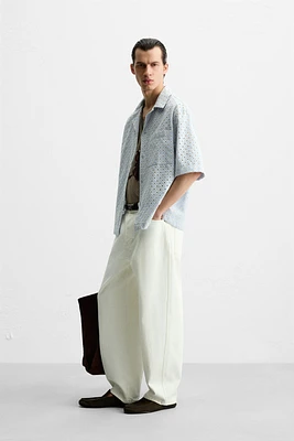 CHEMISE BRODÉE AJOURÉE