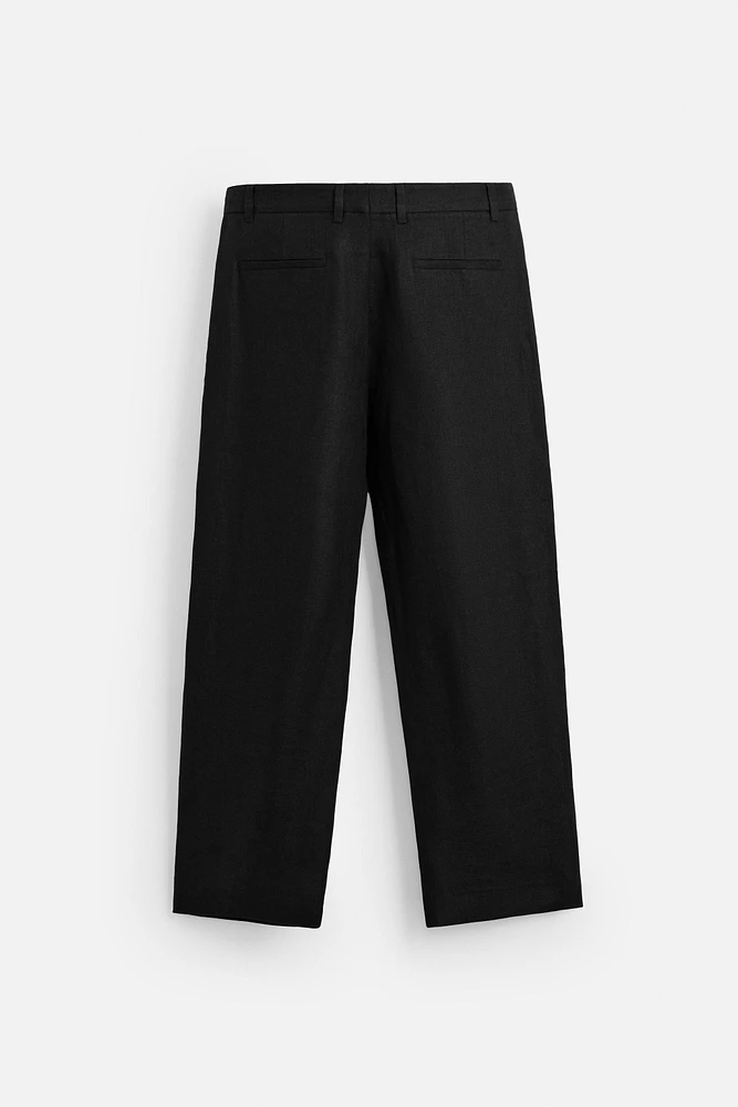 100% LINEN SUIT PANTS
