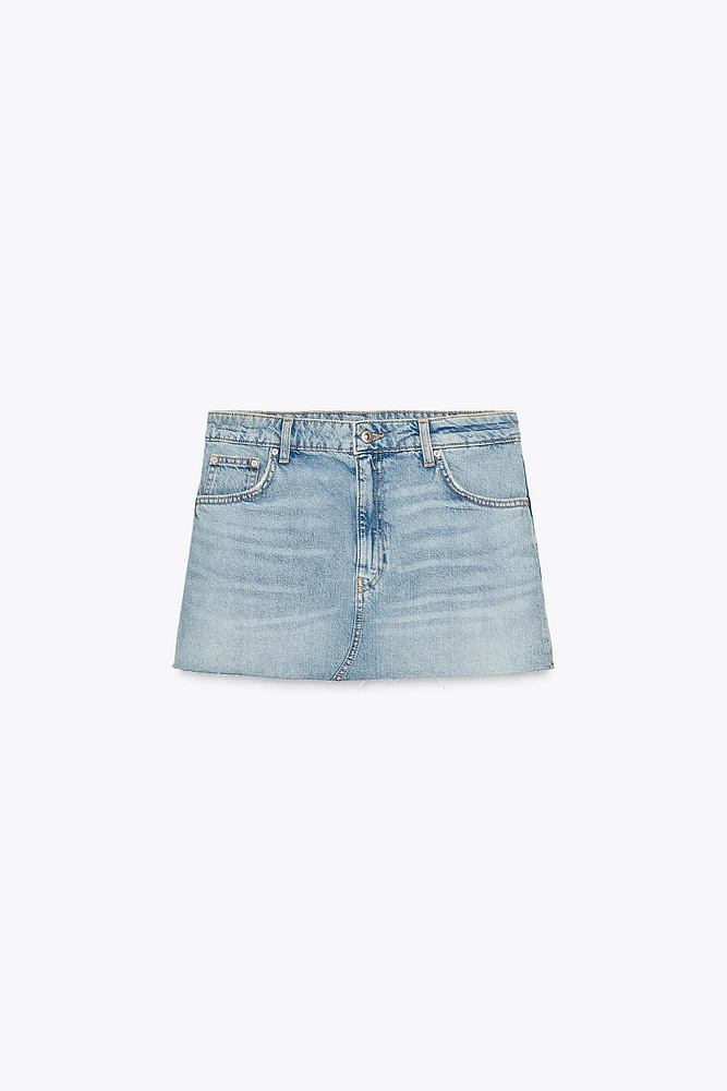 MINI JUPE EN JEAN TRF