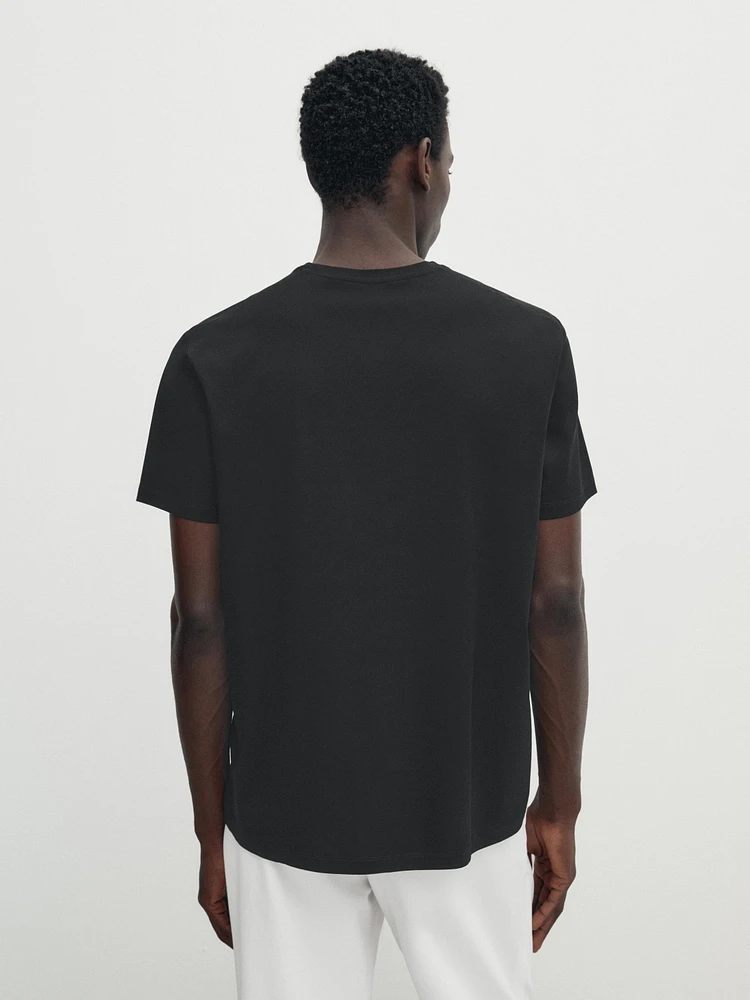 100% mercerised cotton T-shirt