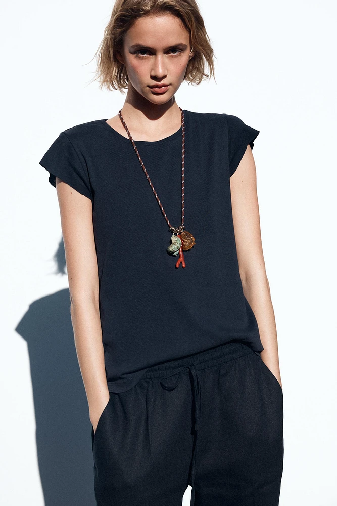 SHORT SLEEVE COTTON T-SHIRT