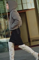 ANORAK REMBOURRÉ ET COURT IMPERMÉABLE COUPE VENT