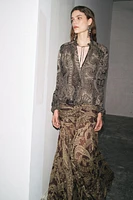 ZW COLLECTION PRINTED SKIRT