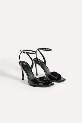 HIGH HEELED LEATHER SANDALS 50TH ANNIVERSARY