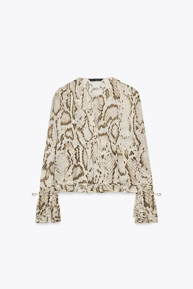 BLOUSE IMPRIMÉ ANIMAL ZW COLLECTION