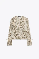 BLOUSE IMPRIMÉ ANIMAL ZW COLLECTION