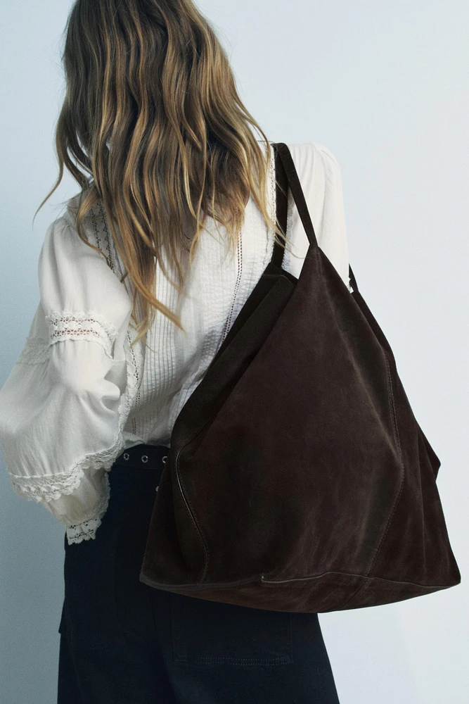 MAXI SAC SHOPPER EN DAIM