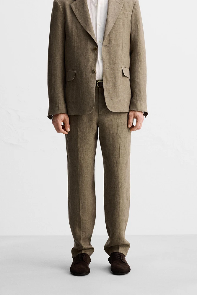PANTALON DE COSTUME 100 % LIN ÉDITION LIMITÉE
