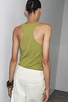 TOP EN COTON BOUTONNÉ