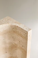 TRAVERTINE STONE BOOKEND