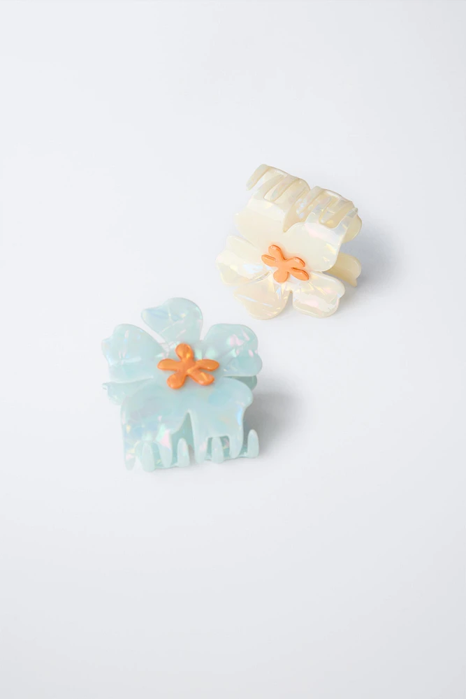 PACK DE DEUX PINCES FLEURS