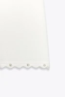 PEARL KNIT MINI SKIRT