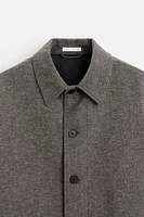 HERRINGBONE OVERSHIRT