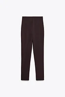 LEGGINGS CRÊPE ZIP