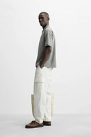 TEXTURED ZIP POLO SHIRT