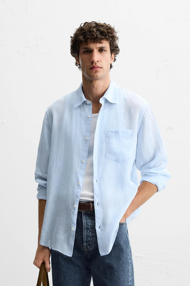 100% LINEN SHIRT