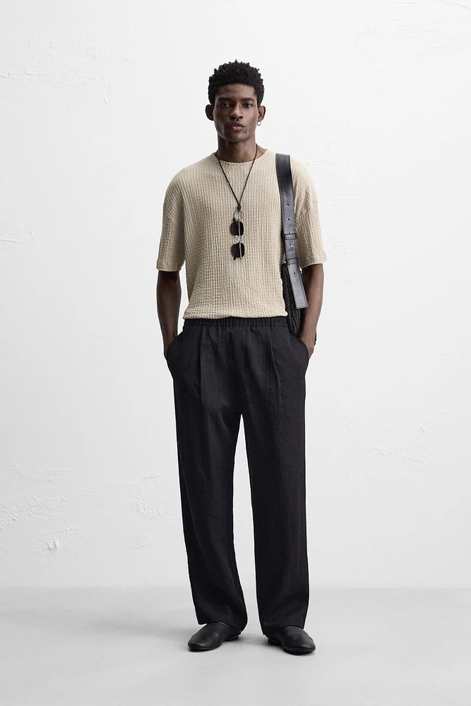 IRREGULAR TEXTURED T-SHIRT