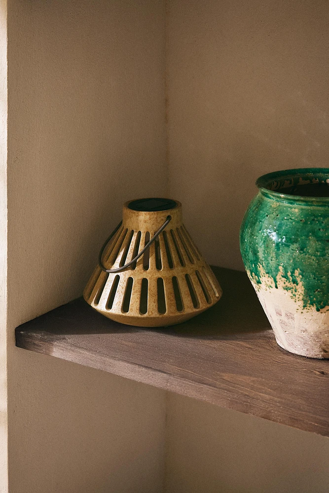 CERAMIC SOLAR LANTERN