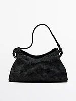 Sac satchel en papier tressé