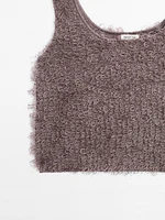 Top en maille à fil bouclé - Studio