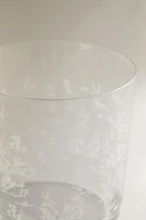 VERRE VERRE RECYCLABLE MOTIF