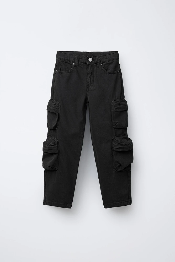WIDE LEG MULTICARGO PANTS