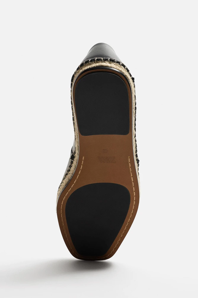 ESPADRILLE CUIR ÉDITION LIMITÉE