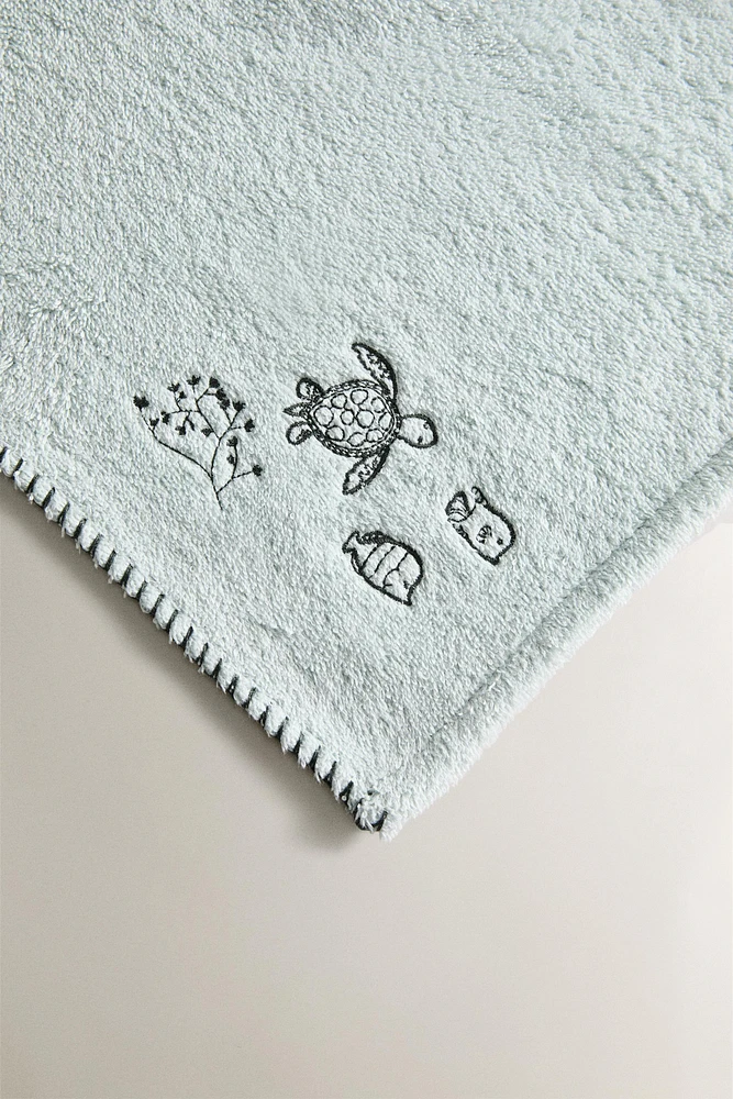 SERVIETTE DE BAIN ENFANT TROPICAL SEA