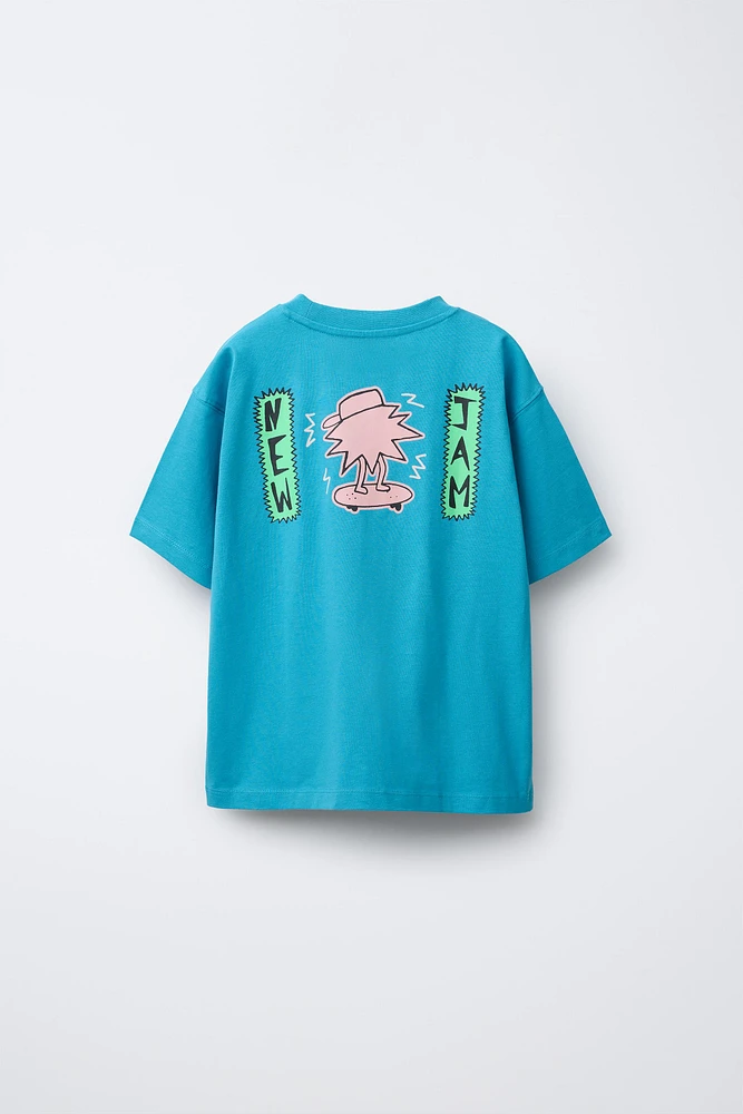 GRAFFITI PRINT T-SHIRT