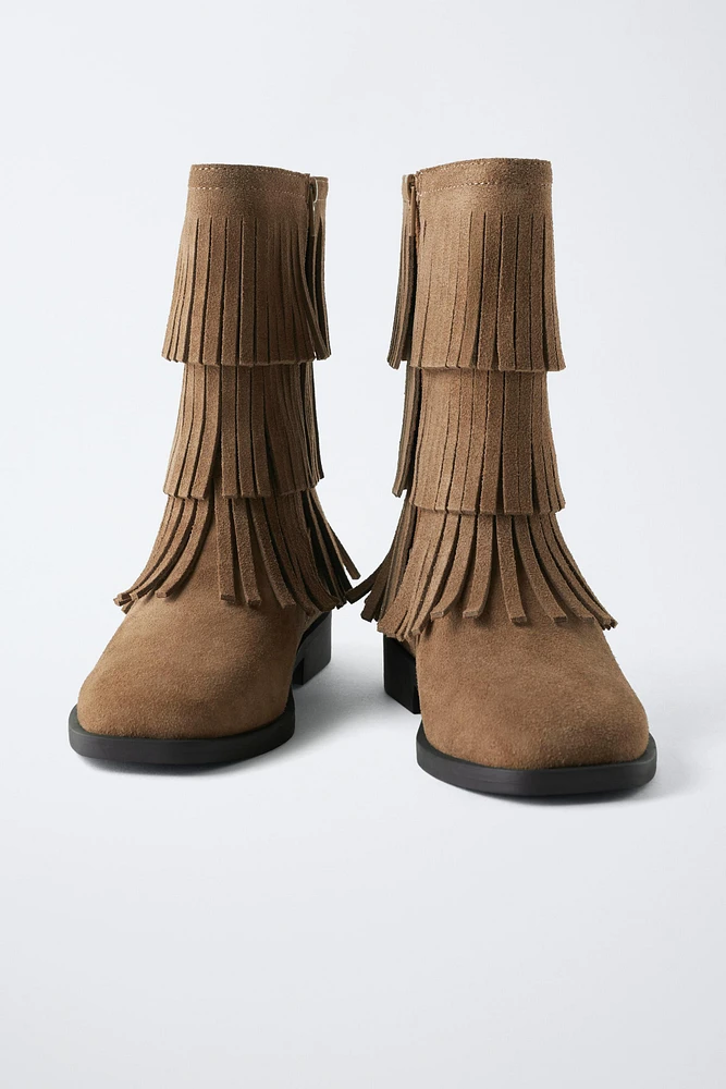 FRINGE BOOTS