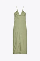 ROBE MIDI AVEC LIN