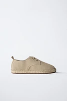 DERBYS EN JUTE ET CUIR