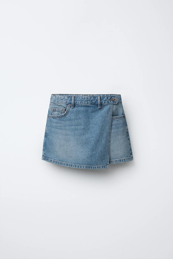 JUPE-SHORT EN JEAN