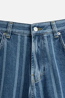 STRIPED RELAXED FIT JEANS
