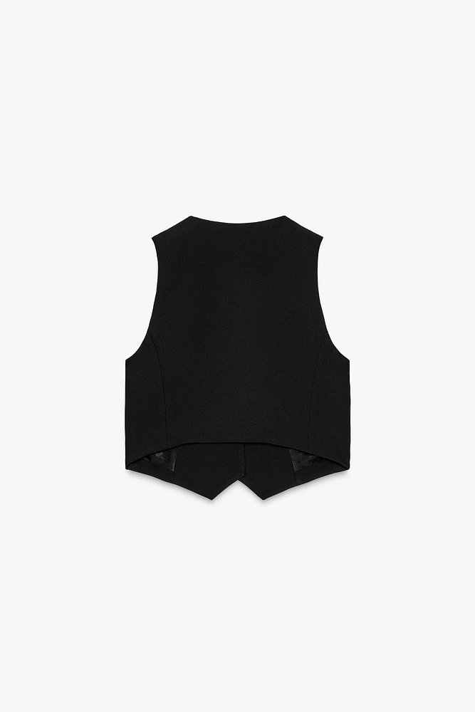TAILORED SHORT WAISTCOAT
