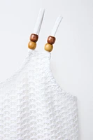 6-14 ANS/ MAILLOT DE BAIN EN MAILLE CROCHET