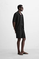 CHEMISE JACQUARD RAYURES