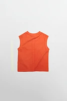 T-SHIRT TEINT EN PIÈCE LOGO
