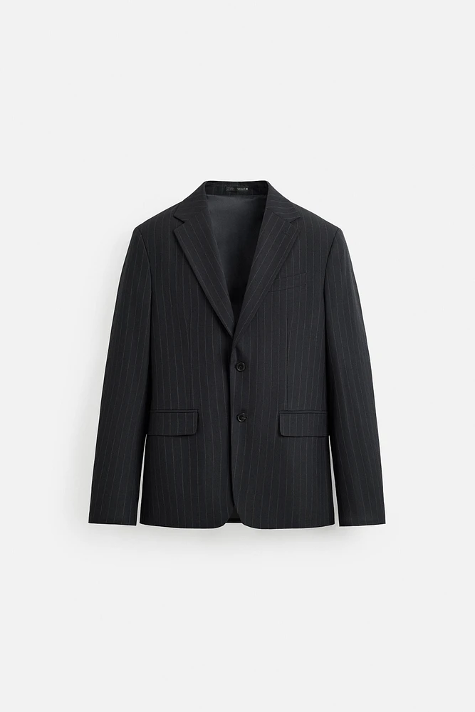 PINSTRIPE SUIT JACKET