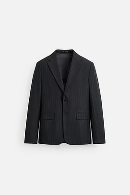 BLAZER DE COSTUME À RAYURES FINES