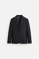 PINSTRIPE SUIT JACKET