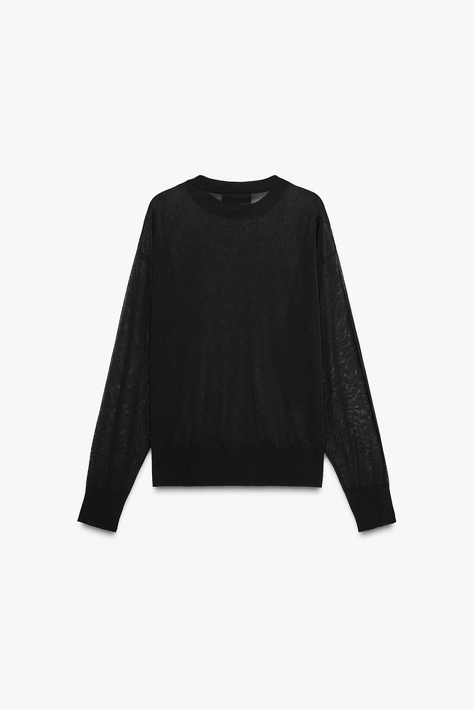 EXTRA-FINE KNIT TOP