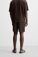 RELAXED FIT JACQUARD SHORTS